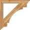 Ekena Millwork Merced Traditional Rough Sawn Bracket, Western Red Cedar, 4"W x 38"D x 38"H BKT04X38X38MRC01RWR - alternate 3